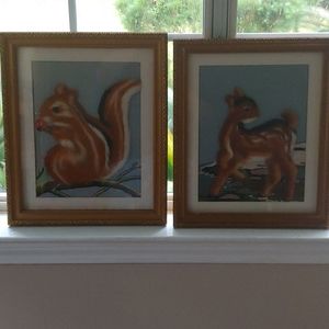 Exquisite Nursery Needlepoint Wall Decor